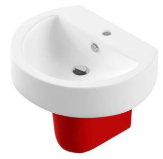 Полупьедестал Sanita Luxe Best Color RED PD.WH/Best/N/RED.G/S1